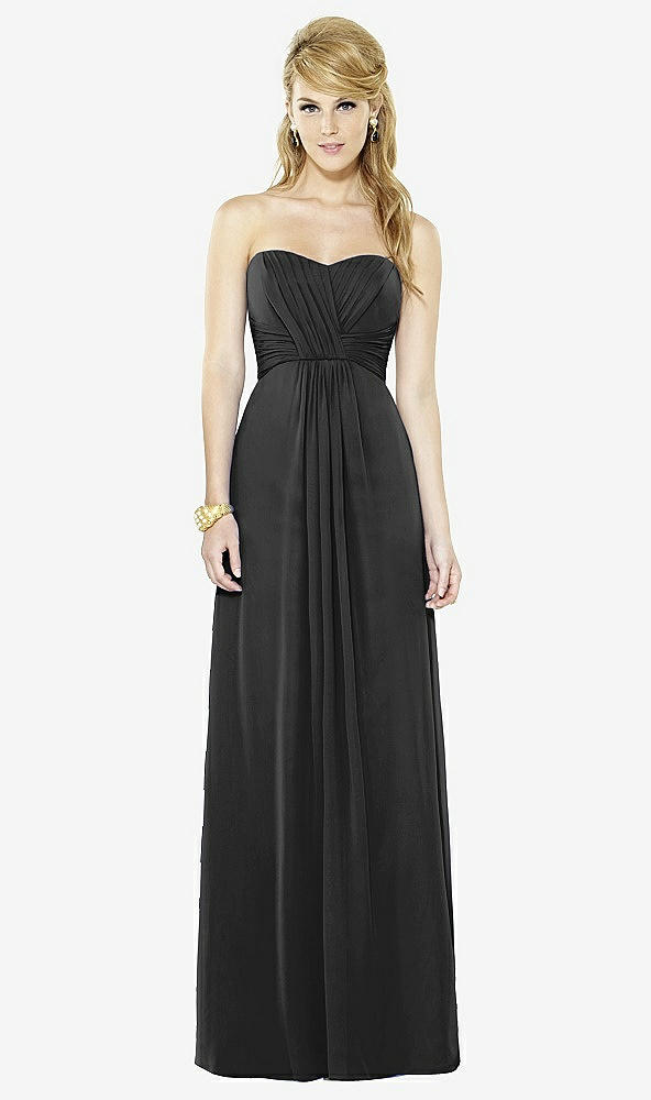Front View - Black After Six Bridesmaid Dress 6713