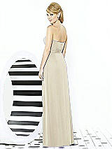 Rear View Thumbnail - Champagne After Six Bridesmaid Dress 6713