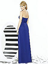Rear View Thumbnail - Cobalt Blue After Six Bridesmaid Dress 6713