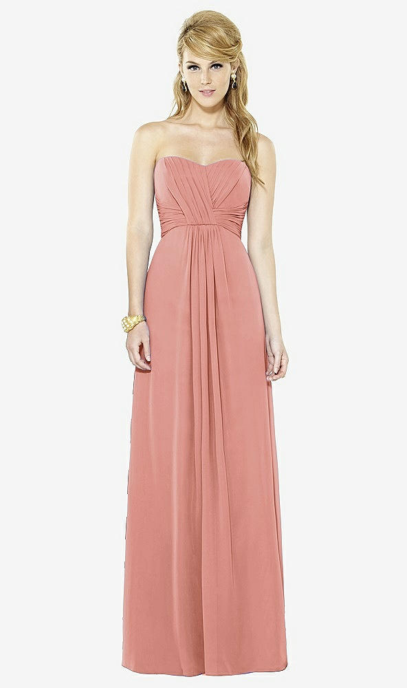 Front View - Desert Rose After Six Bridesmaid Dress 6713
