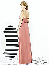 Rear View Thumbnail - Desert Rose After Six Bridesmaid Dress 6713