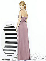 Rear View Thumbnail - Dusty Rose After Six Bridesmaid Dress 6713