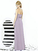 Rear View Thumbnail - Lilac Haze After Six Bridesmaid Dress 6713