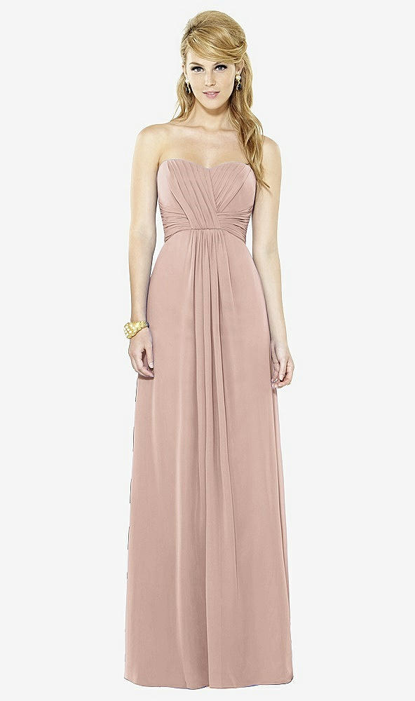 Front View - Neu Nude After Six Bridesmaid Dress 6713