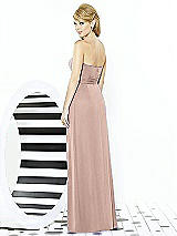 Rear View Thumbnail - Neu Nude After Six Bridesmaid Dress 6713