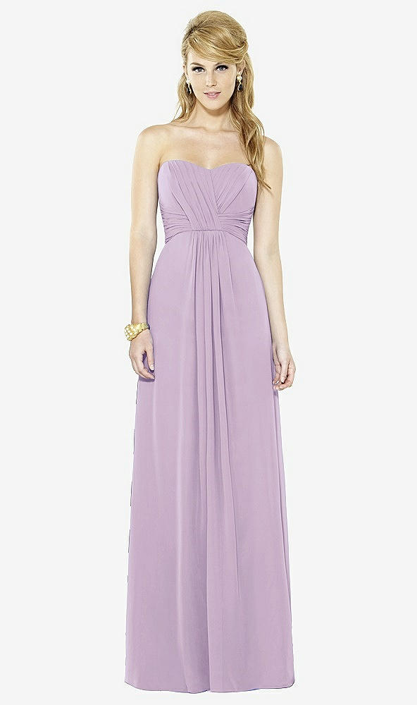 Front View - Pale Purple After Six Bridesmaid Dress 6713