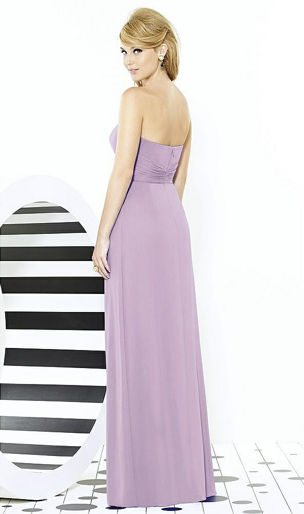 Back View - Pale Purple After Six Bridesmaid Dress 6713