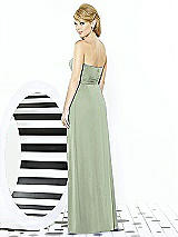 Rear View Thumbnail - Sage After Six Bridesmaid Dress 6713