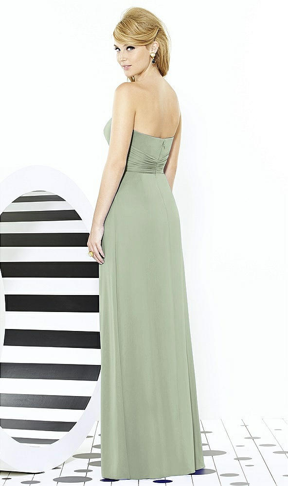 Back View - Sage After Six Bridesmaid Dress 6713