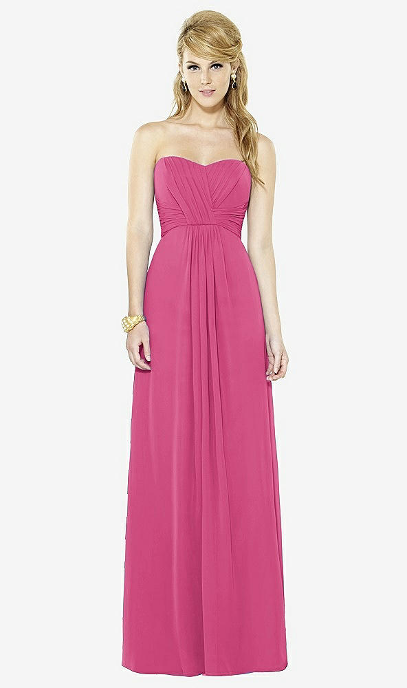 Front View - Tea Rose After Six Bridesmaid Dress 6713