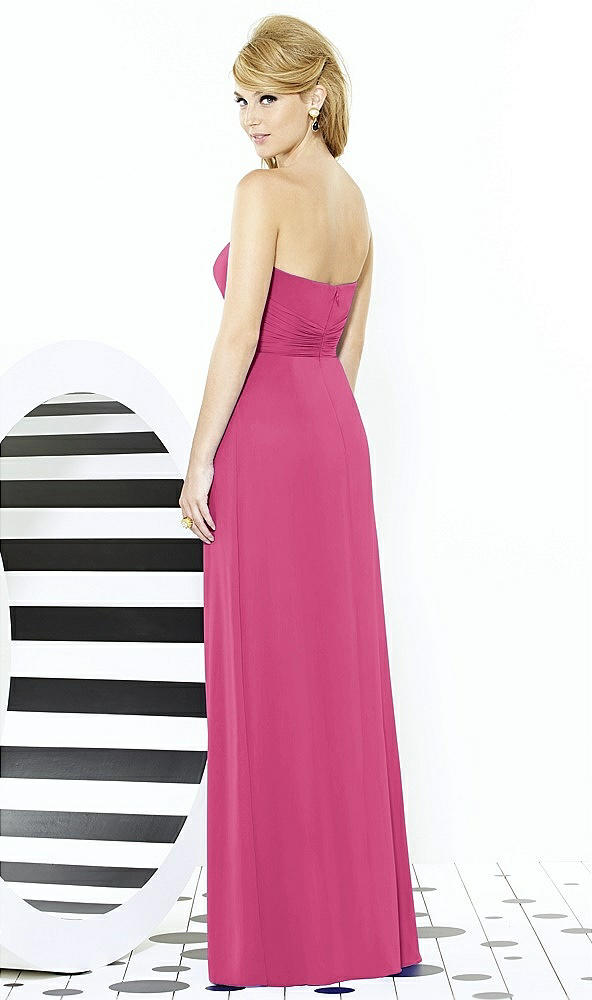Back View - Tea Rose After Six Bridesmaid Dress 6713