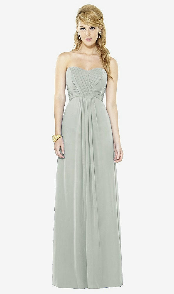 Front View - Willow Green After Six Bridesmaid Dress 6713