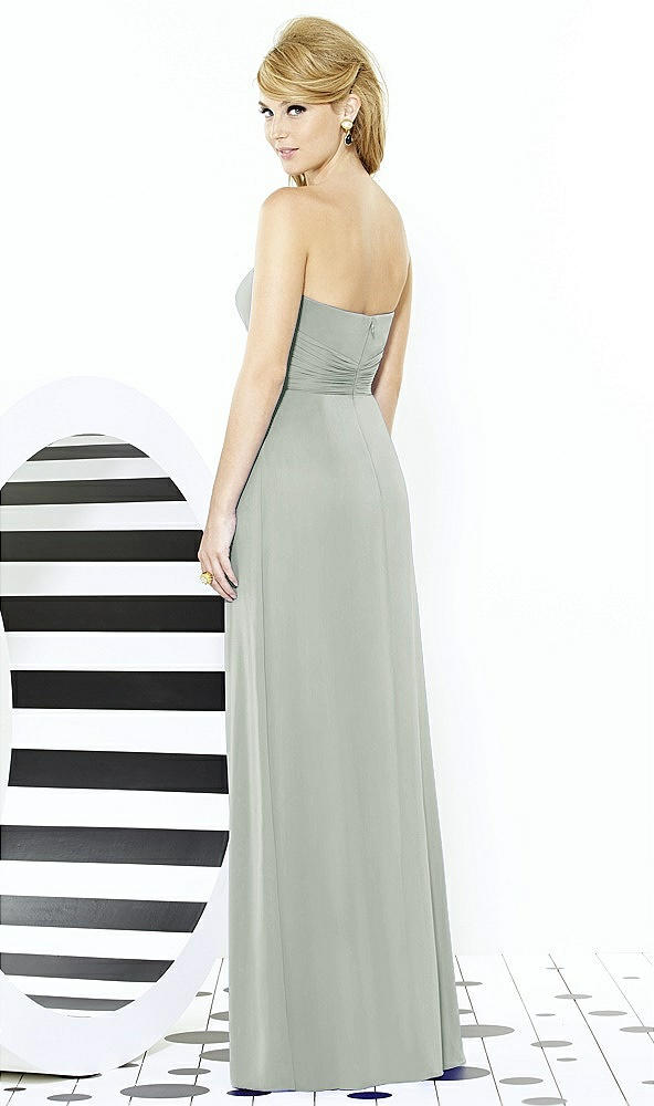 Back View - Willow Green After Six Bridesmaid Dress 6713
