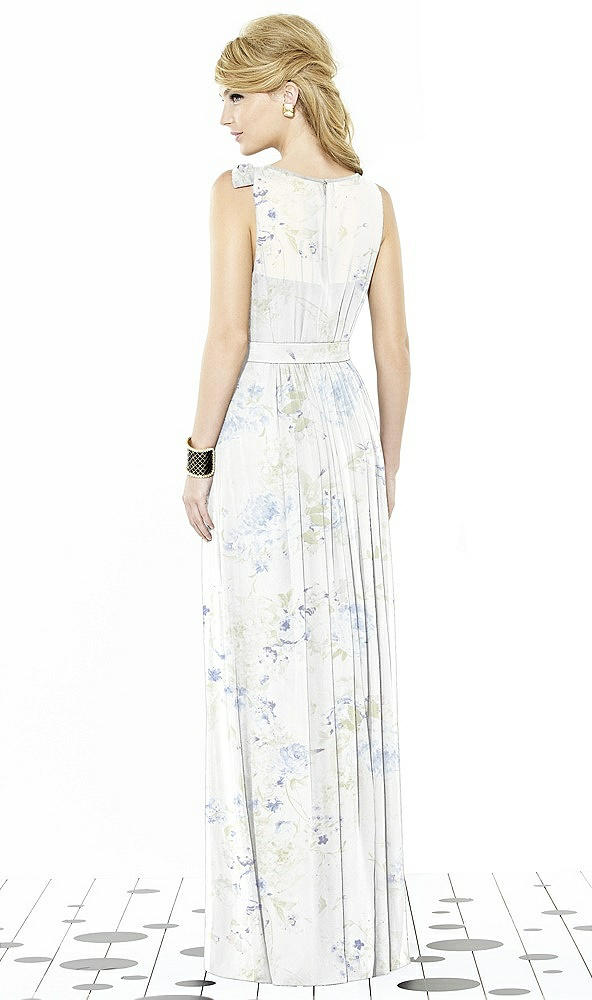 Back View - Bleu Garden After Six Bridesmaid Dress 6714
