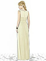 Rear View Thumbnail - Butter Yellow After Six Bridesmaid Dress 6714