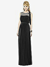 Front View Thumbnail - Black After Six Bridesmaid Dress 6714