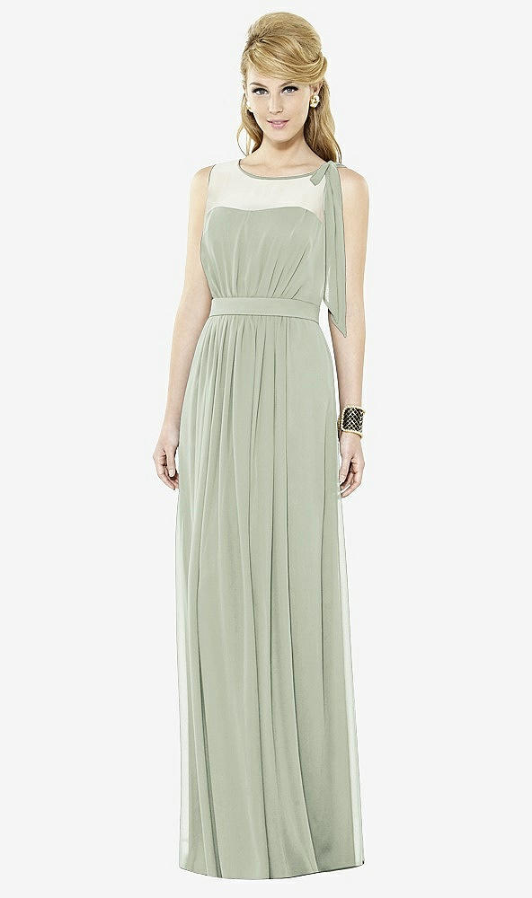 Front View - Celadon After Six Bridesmaid Dress 6714