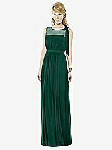 Front View Thumbnail - Hunter Green After Six Bridesmaid Dress 6714