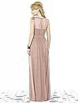 Rear View Thumbnail - Neu Nude After Six Bridesmaid Dress 6714