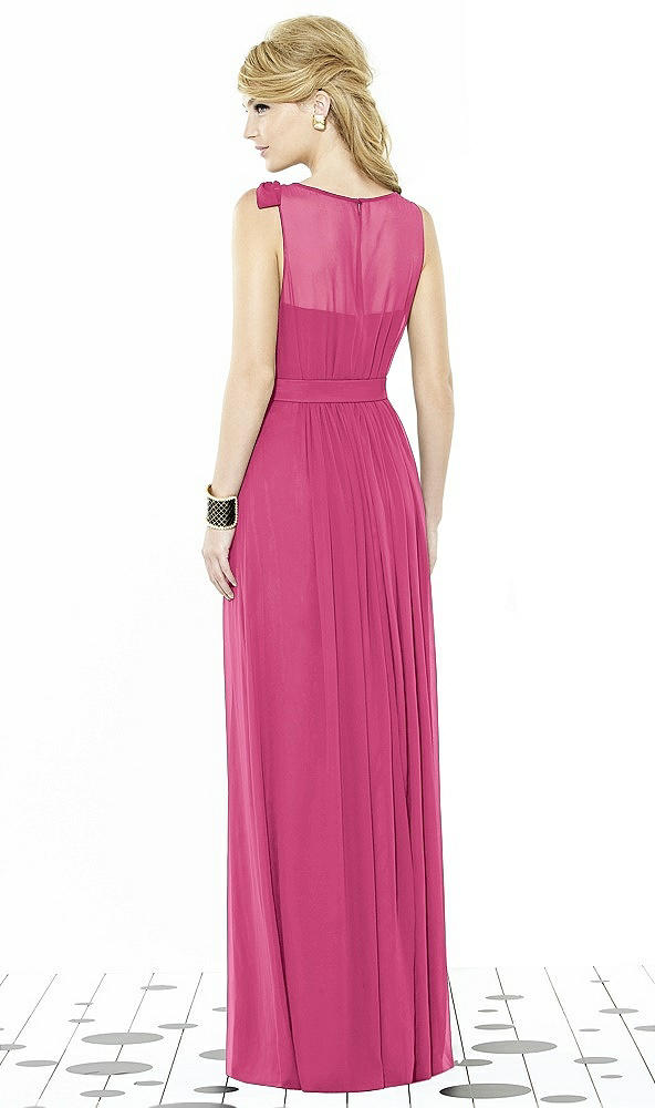 Back View - Tea Rose After Six Bridesmaid Dress 6714