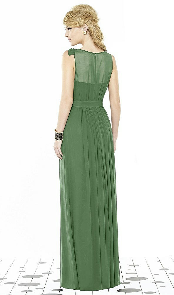 Back View - Vineyard Green After Six Bridesmaid Dress 6714
