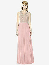 Front View Thumbnail - Rose & Cameo After Six Bridesmaid Dress 6715