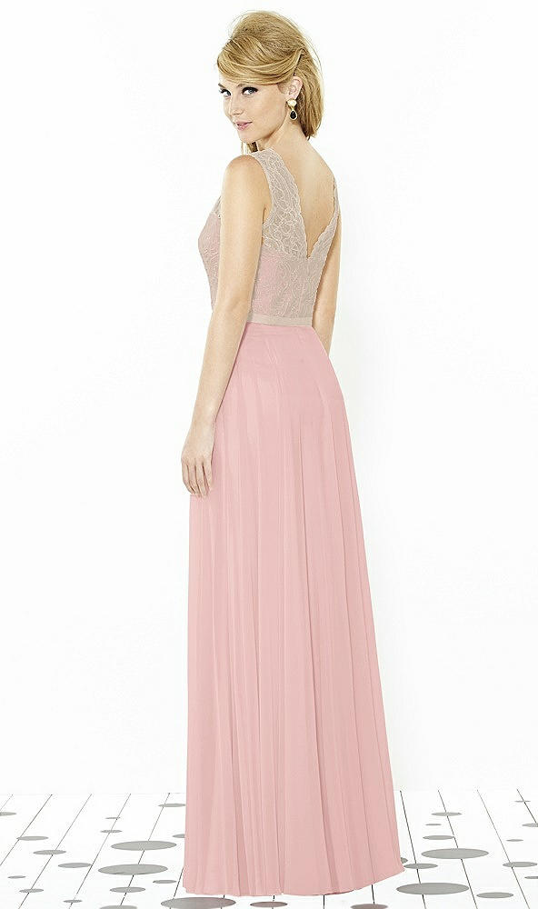 Back View - Rose & Cameo After Six Bridesmaid Dress 6715