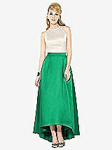 Front View Thumbnail - Pantone Emerald & Ivory After Six Bridesmaid Dress 6718