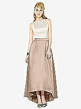 Front View Thumbnail - Topaz & Ivory After Six Bridesmaid Dress 6718