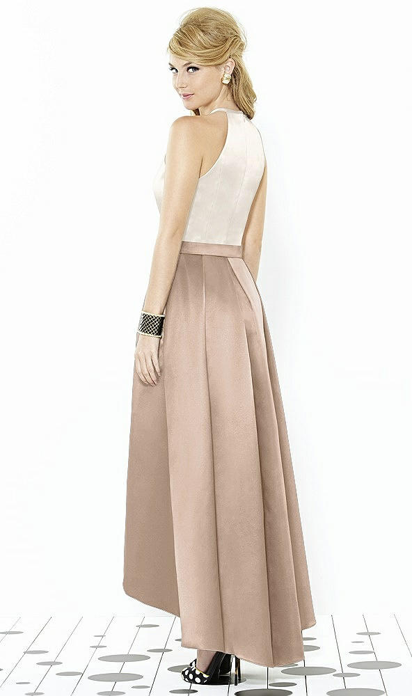 Back View - Topaz & Ivory After Six Bridesmaid Dress 6718