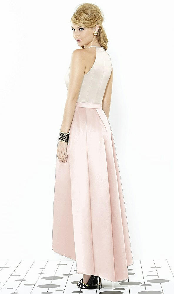 Back View - Blush & Ivory After Six Bridesmaid Dress 6718