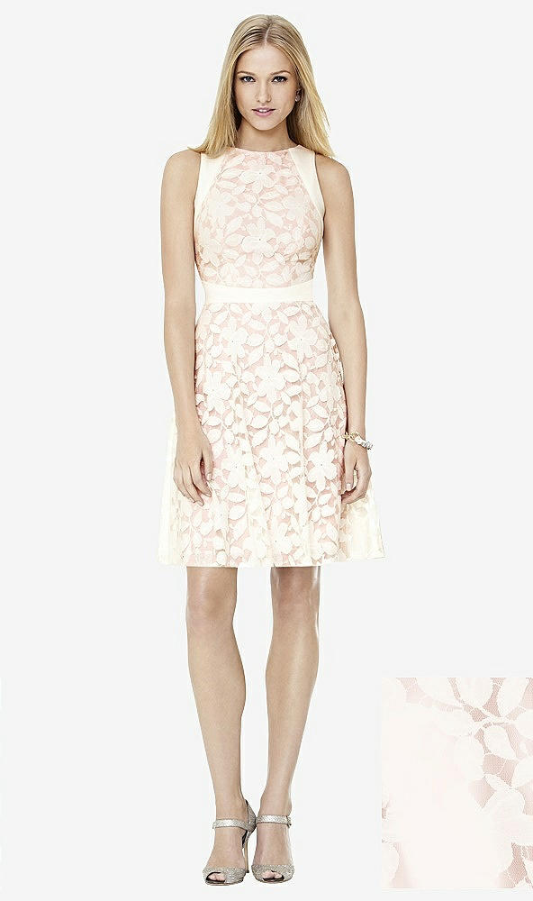 Front View - Blush & Ivory Social Bridesmaids Style 8154