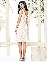 Rear View Thumbnail - Blush & Ivory Social Bridesmaids Style 8155