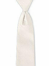 Front View Thumbnail - Ivory Classic Yarn-Dyed Pre-Knotted Neckties by After Six