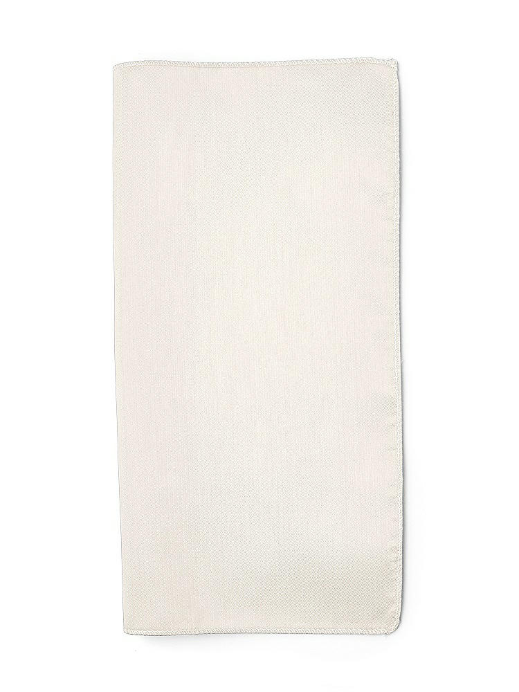 Front View - Ivory Classic Yarn-Dyed Pocket Squares by After Six
