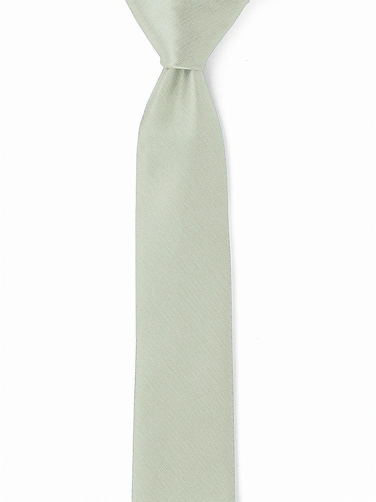 Front View - Celadon Yarn-Dyed Narrow Ties by After Six