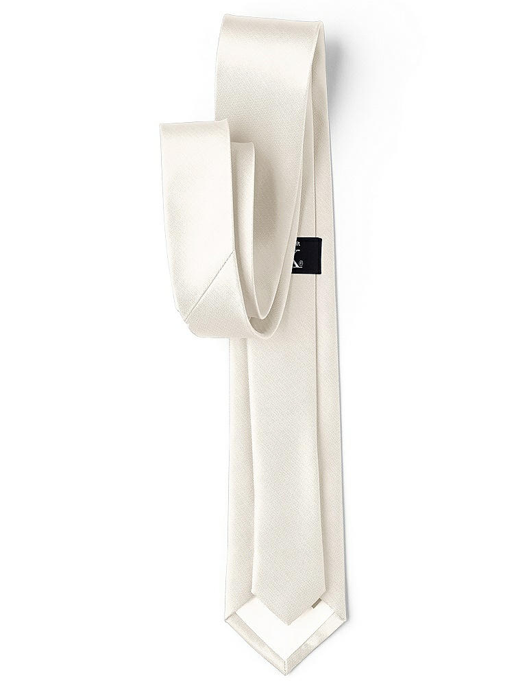 Back View - Ivory Yarn-Dyed Narrow Ties by After Six