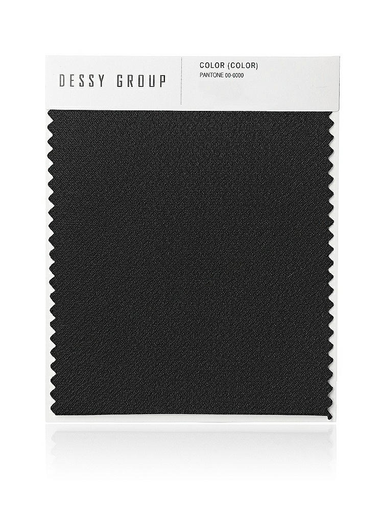 Front View - Black Crepe Swatch