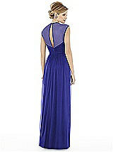 Rear View Thumbnail - Electric Blue Alfred Sung Style D705