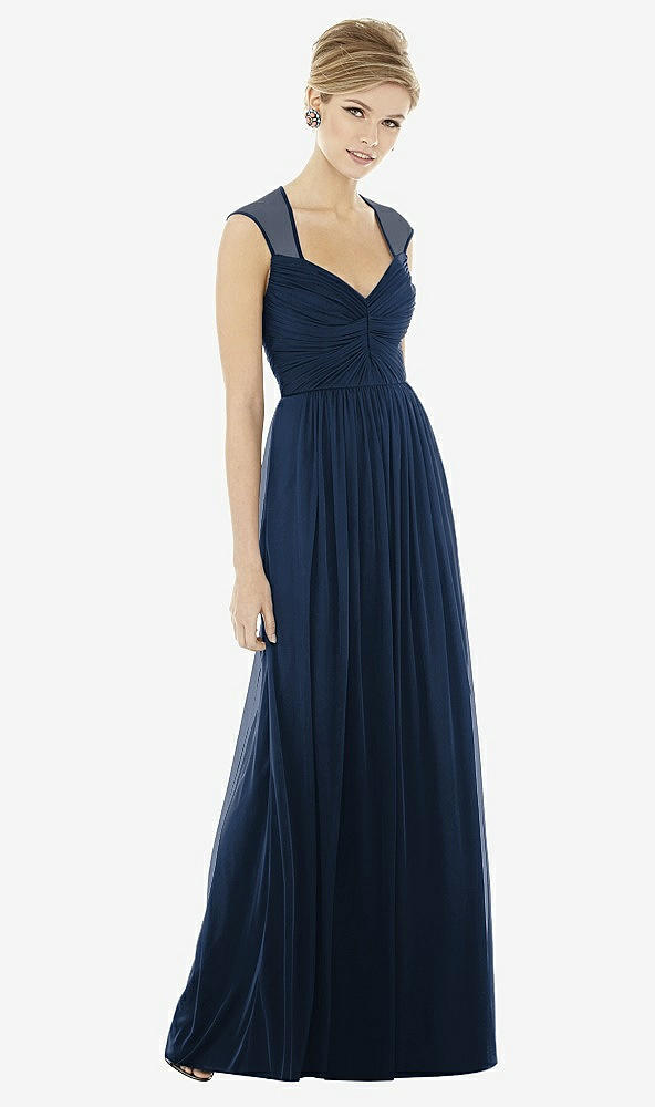 Front View - Midnight Navy Alfred Sung Style D705