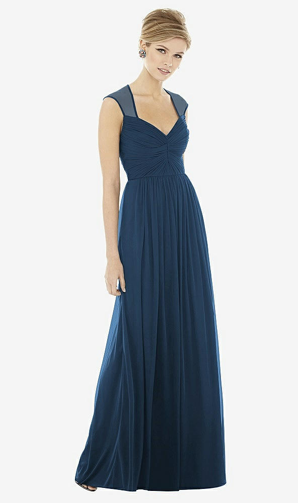 Front View - Sofia Blue Alfred Sung Style D705