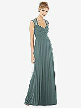 Front View Thumbnail - Smoke Blue Alfred Sung Style D705