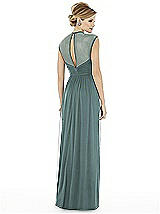 Rear View Thumbnail - Smoke Blue Alfred Sung Style D705