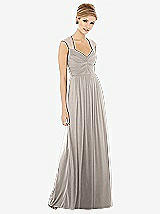 Front View Thumbnail - Taupe Alfred Sung Style D705