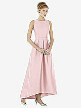 Front View Thumbnail - Ballet Pink Alfred Sung Style D706