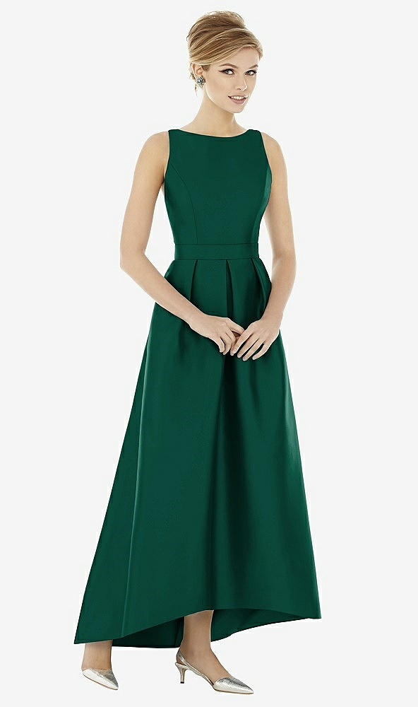 Front View - Hunter Green Alfred Sung Style D706