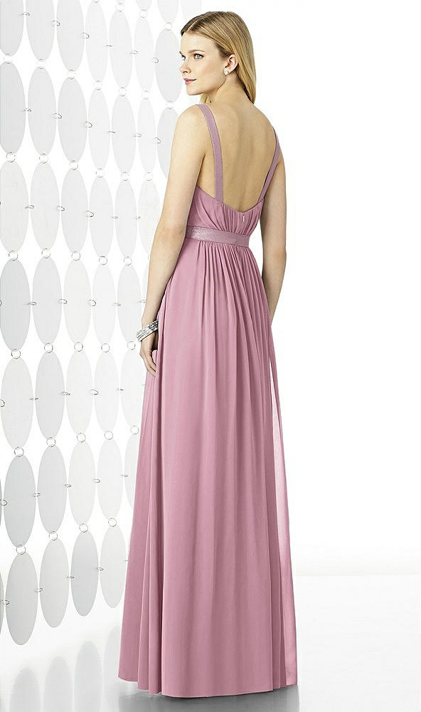 Back View - Dusty Pink After Six Bridesmaids Style 6729
