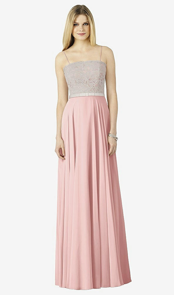 Front View - Rose & Oyster After Six Bridesmaid Dress 6732