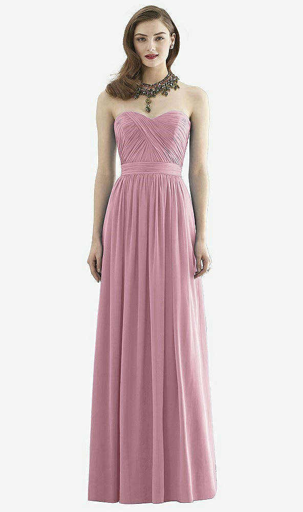 Front View - Dusty Pink Dessy Collection Style 2942