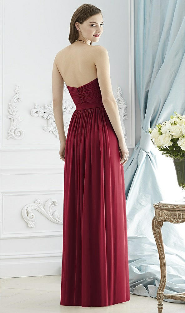Back View - Burgundy Dessy Collection Style 2943